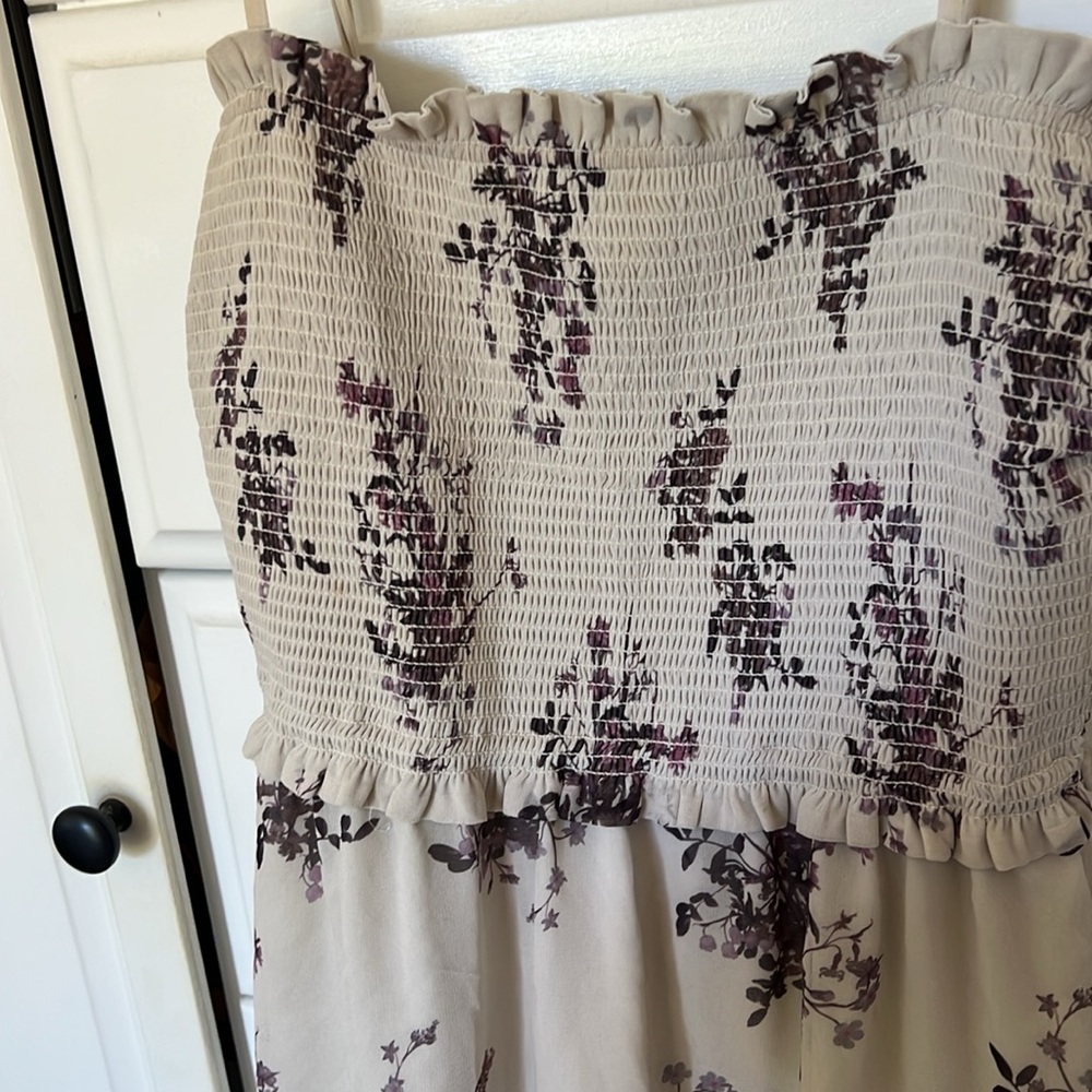 Aritzia Wilfred tempest sleeveless tiered floral dress - Picture 2 of 4